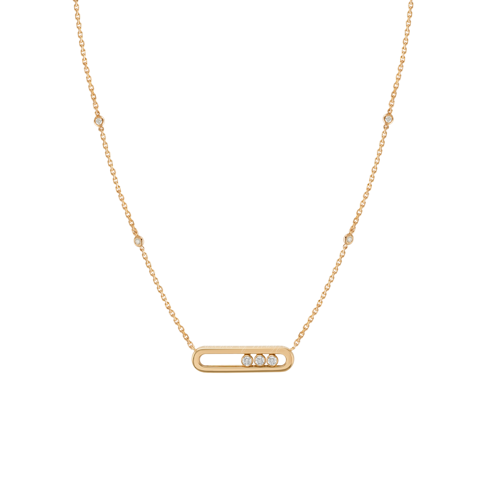 Collar con diamantes en oro de 18k - Messika