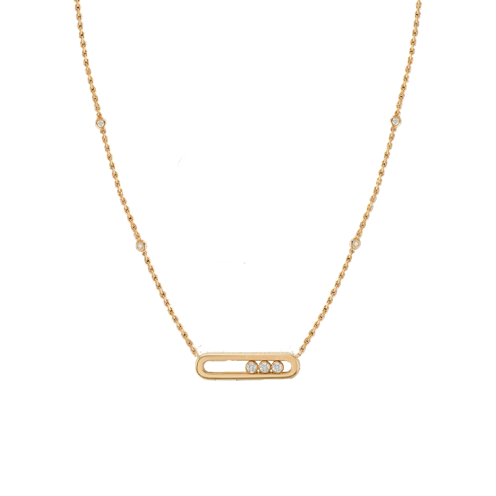 Collar con diamantes en oro de 18k - Messika