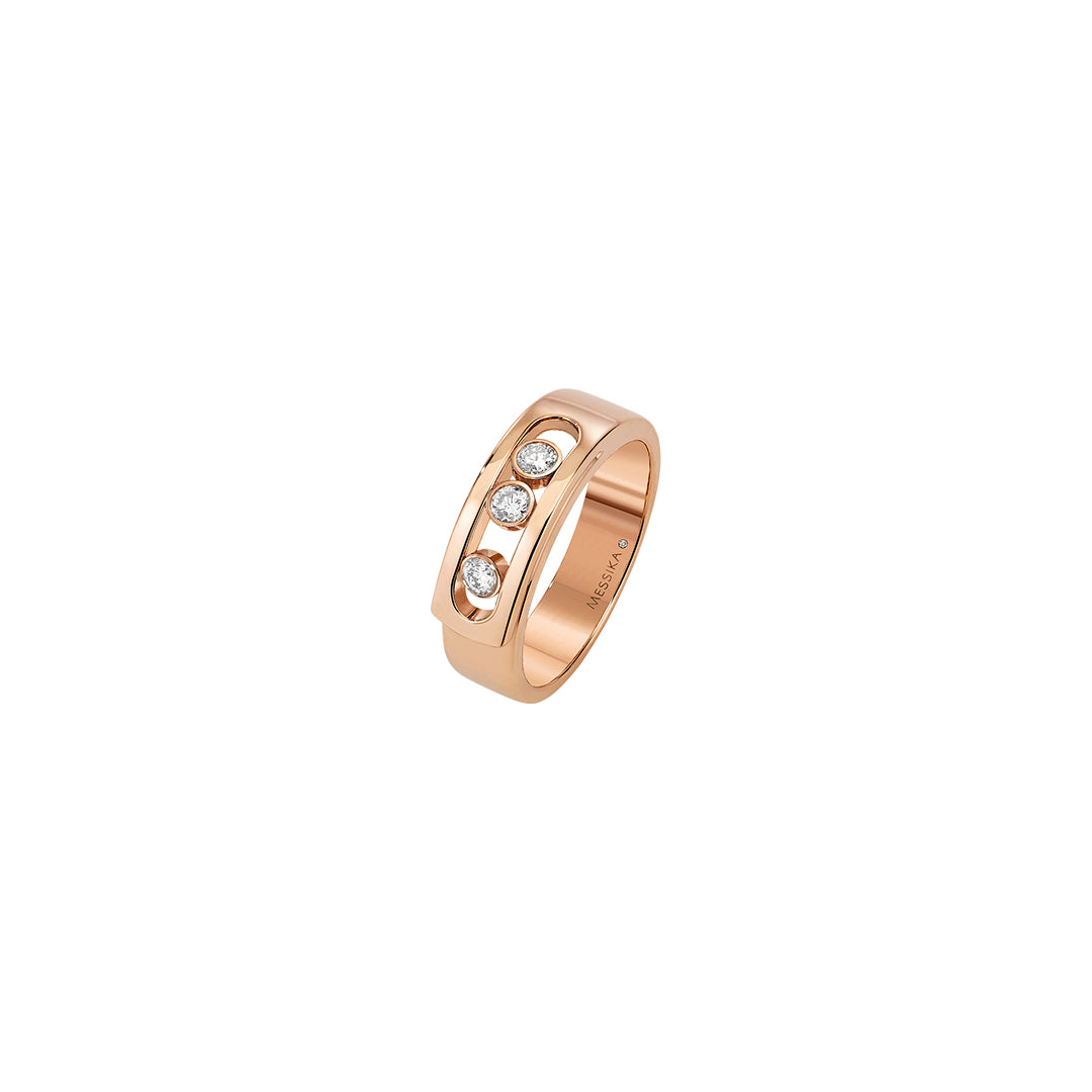 Anillo Oro Rosa con Diamante Move Noa - Messika