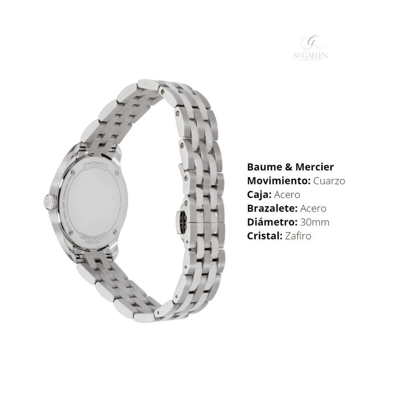 Reloj Clinton Para Dama - Baume&Mercier