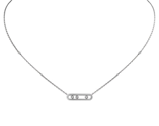 Collar Move Messika oro blanco
