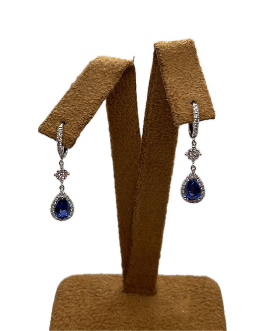 Aretes De Oro Blanco St Gallen - Elegancia Brillante