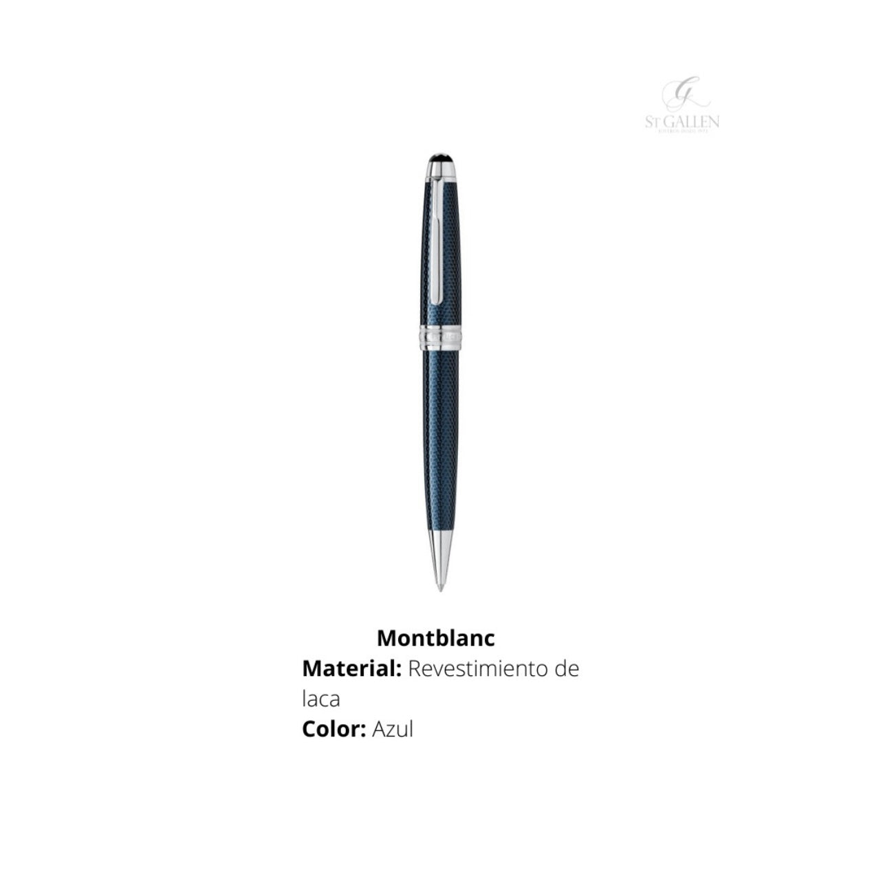 Bolígrafo Meisterstuck Solitaire Blue - Montblanc